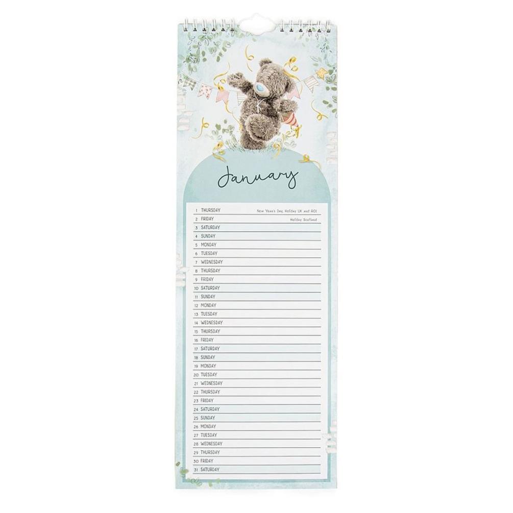 2026 Me to You Bear Slim Calendar Extra Image 1